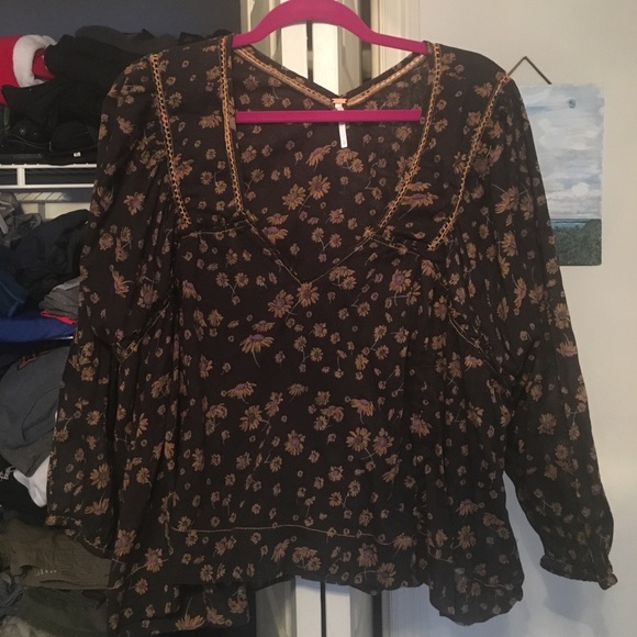 Free People Tops - Free People Blouse Size Large